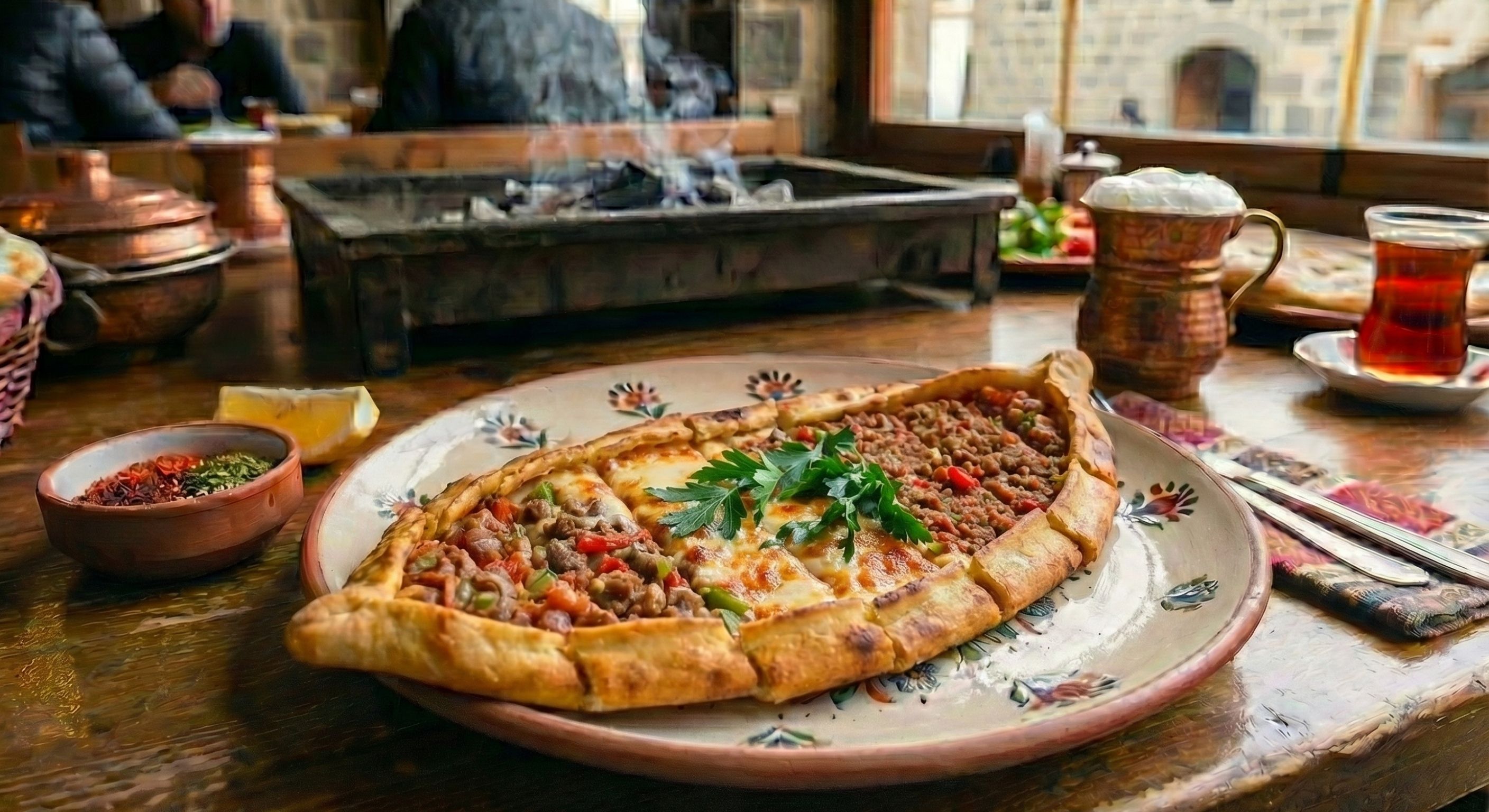 karışık pide, pide çeşitleri, kuşbaşılı pide, sucuklu pide, kaşarlı pide, taş fırın pide, diyarbakır pide, karışık lezzet