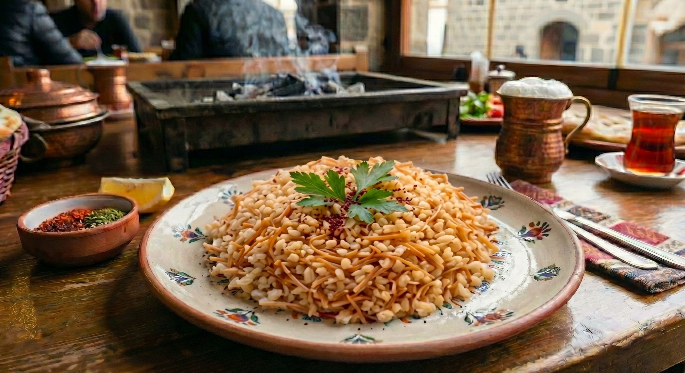 bulgur pilavı, pilav çeşitleri, diyarbakır yemekleri, tereyağlı bulgur, domatesli bulgur, sağlıklı pilav, yöresel lezzet
